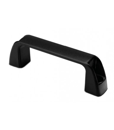 Black technopolymer handle with through hole Gamm