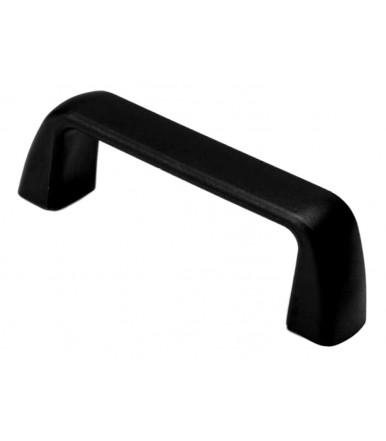 Black technopolymer handle with tapped blind hole Gamm