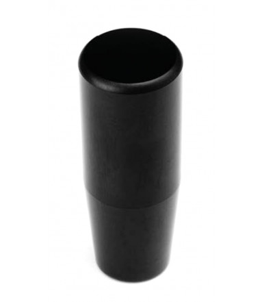 Black phenolic plastic handle with tapped blind hole Gamm
