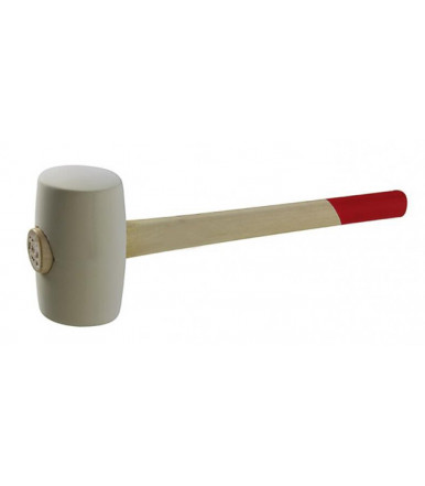 Mallet with white rubber head Valex