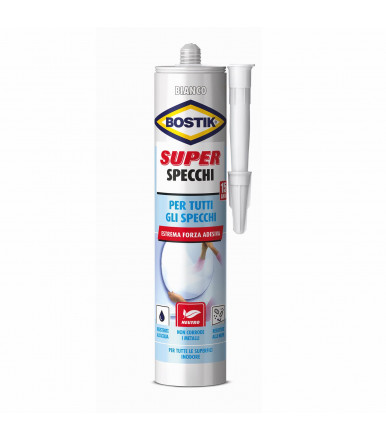 Silicone Bostik Sil-Specchi 300 ml bianco per specchi