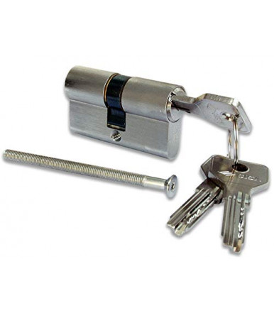 Nickel-plated Asix Cisa 0E300 European security profile cylinder