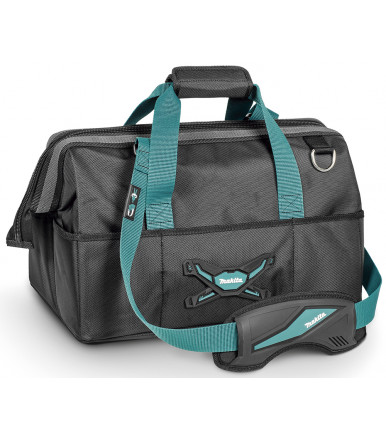 Wide mouth tool bag Makita with comfortable shoulder strap