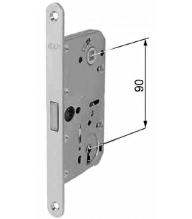 Cerradura magnética AGB para puerta Polaris 2XT con llave