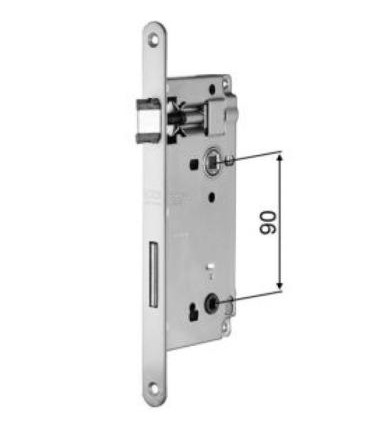 Cerradura Patent Grande con cerradura de baño para puerta interior AGB