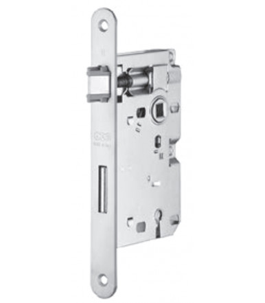 Cerradura Patent Piccola frontal 20 mm borde redondo con llave para puerta interior AGB