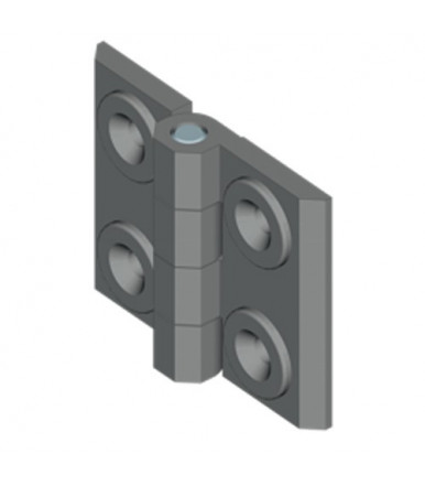 EMKA 1056-U27 180° screw-on hinge for door