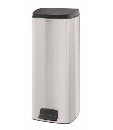 Brabantia Touch Bin 10L - Cubo de basura rectangular - Cubo Interior de  plástico extraíble - Acero mate anti-huella - Gris mate