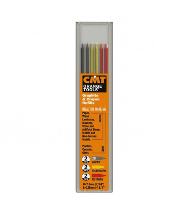 Mine de graphite et pastel 6 pièces pour outils PCL-3 CMT