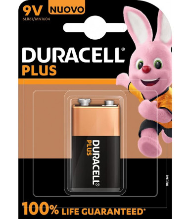 Duracell Plus 9V-6LR61-MN1604 alkaline battery