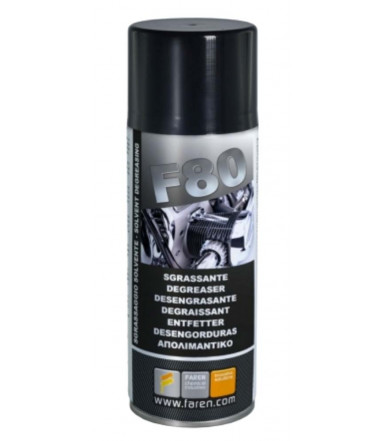 Degreaser-cleaner spray for mechanical components F80 - 1AB400, 400 ml