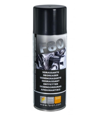 Spray dégraissant-nettoyant pour composants mécaniques F80 - 1AB400, 400 ml