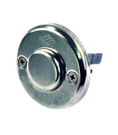 Nickel-plated brass button 06110 for electric lock Cisa