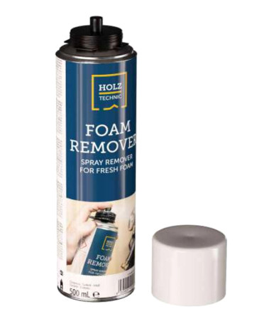 Détergent universel idéal pour l'élimination de la mousse polyuréthane fraîche 500 ml Holz Technic FOAM REMOVER