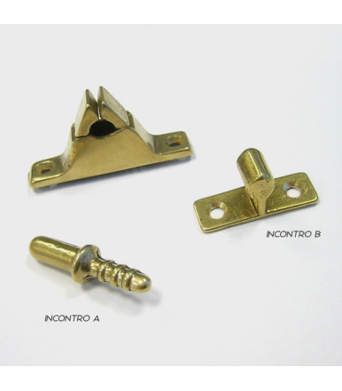 Door stop locking pliers in brass 364