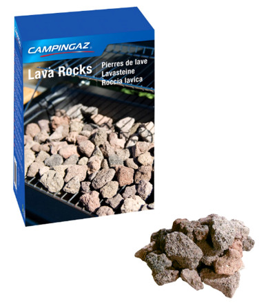 Volcanic Lava rocks 3 Kg for Gas Barbecue
