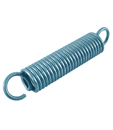Muelle 80x16x2,2 mm de tracción y tensor con ojal