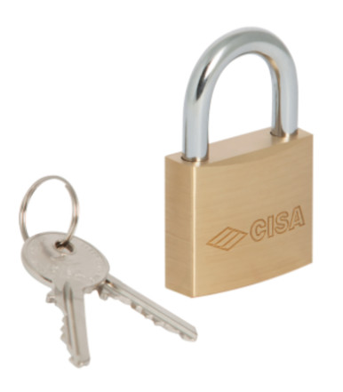 Vorhängeschloss 21010 aus Messing mit Standardbügel Cisa
