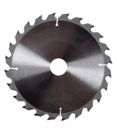 Lama in acciaio da Ø 180 mm, foro Ø 20 mm, 24 denti per taglio legno Valex