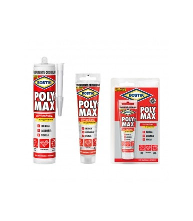 Adesivo e sigillante trasparente Bostik Poly Max Crystal Express