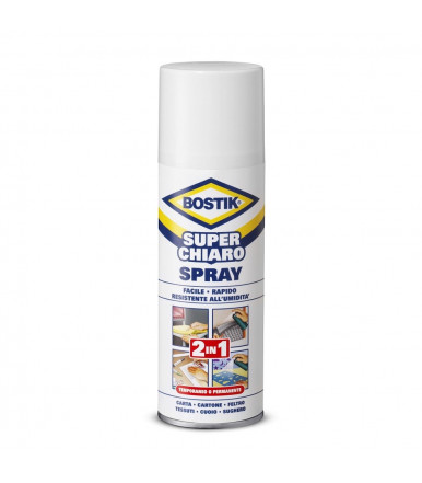 Bostik Superchiaro spray  universal adhesive spray