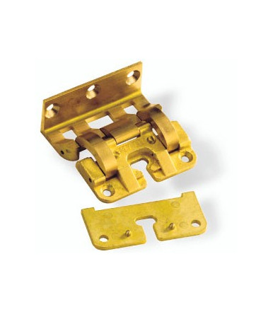 Invisible brass hinge for 30 mm doors article 19 B