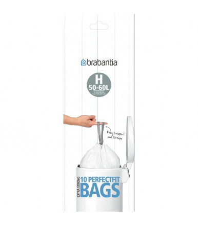 Brabantia Bin Liner H 10 waste bags roll