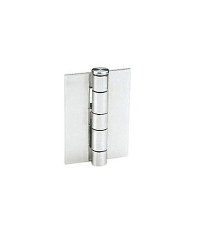 Aldeghi  Hinges for doors and windows with flat wings without holes, stainless 
