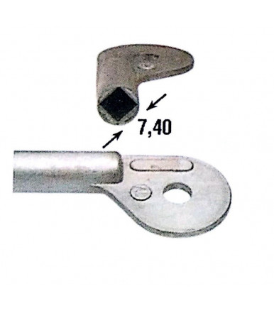 Loquet magnétique Ø 55 mm pour volet et porte