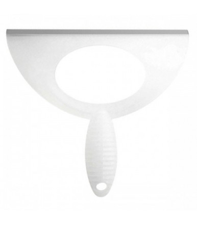 Scratch-resistant squeegee ideal for shower enclosures, glass, mirrors and tiles