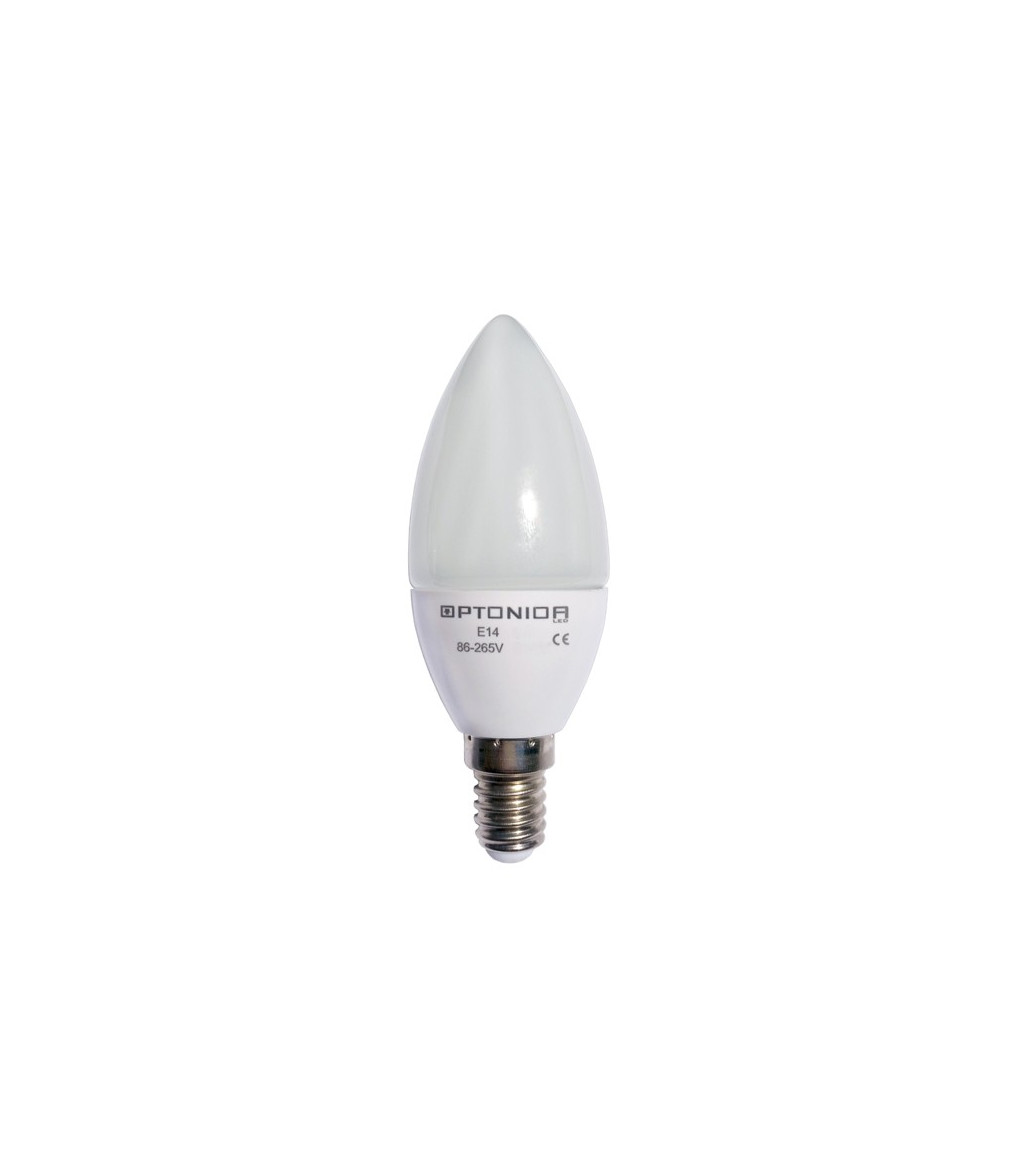 Ampoule LED professionnelle pas cher - 2W E14 6000K - Optonica