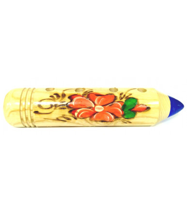 Matitone porta penne e matite in legno di faggio artigianato abruzzese