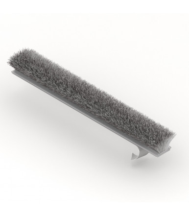 SCHLEGEL joint brosse gris avec base adhésive hauteur 11mm