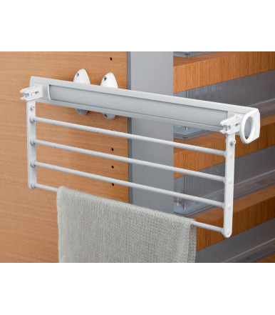 Servetto Self System pull-out folding tie rack/skirt rack/trousers rack