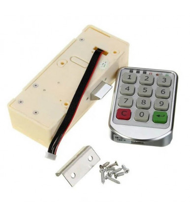 Digital electronic locks for drawers and cabinets with combination