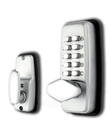 Waterproof digital mechanical lock for doors with combination