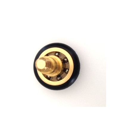 Nylon coated brass bearing wheel TRO 24 with Tric screw