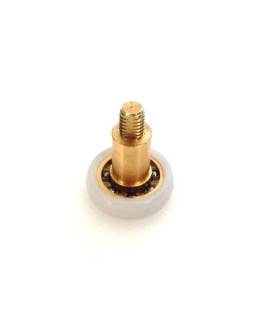Wheel with TRO 19 nylon coated brass bearing with Tric screw
